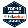 Annual Hitwise Top 10 Website Award